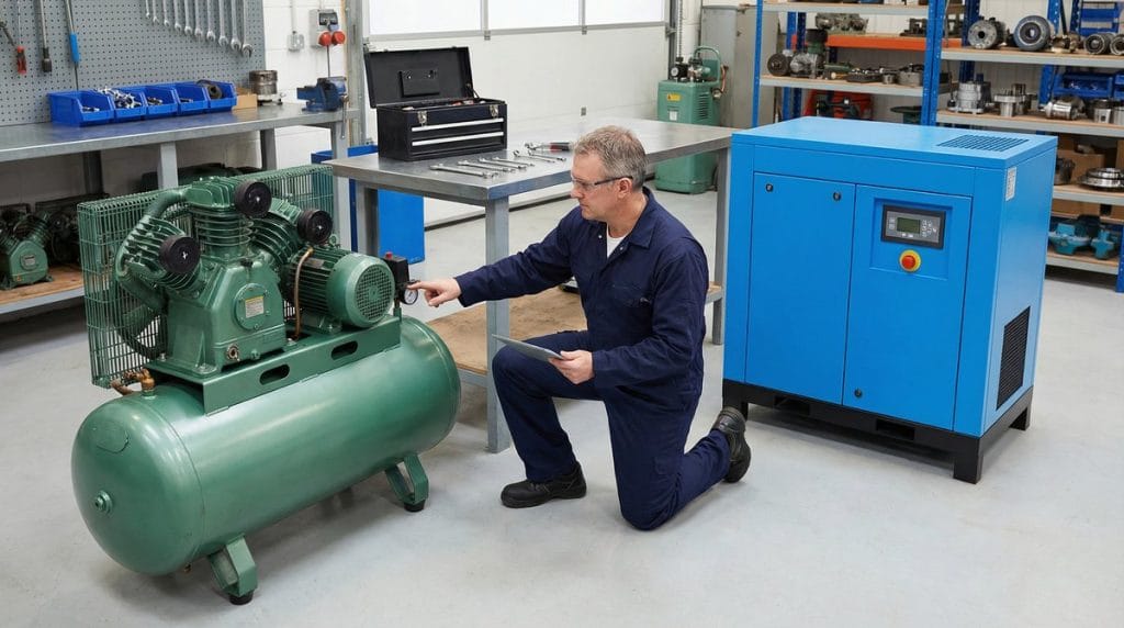 בחירת קומפרסור אוויר לעסק - מדחס תעשייתי